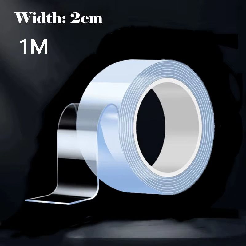 Versatile Reusable Double-Sided Waterproof Adhesive Tape - Perfect for Kitchen a