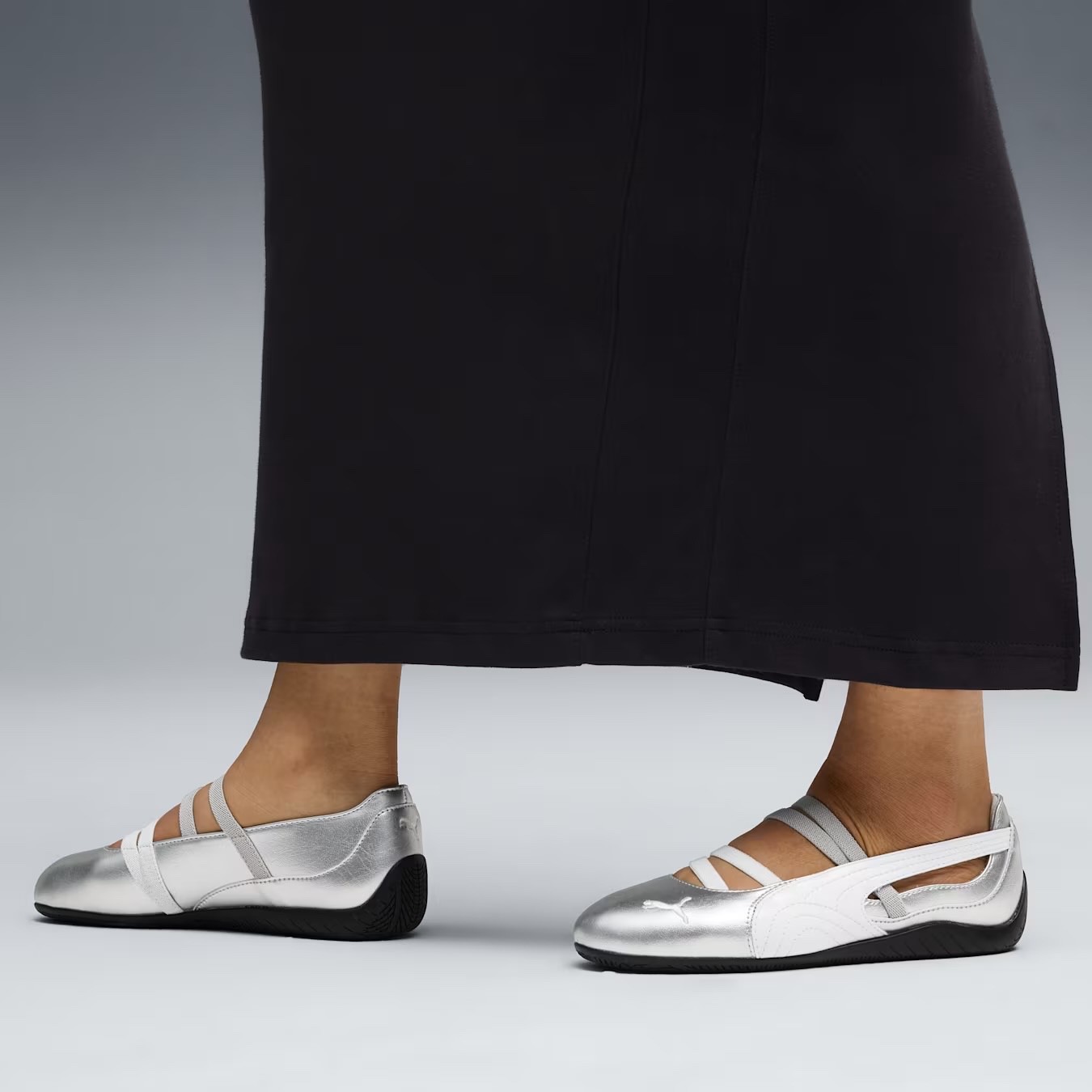 Puma Speedcat Ballet Metallic - Silver Womens Shoe