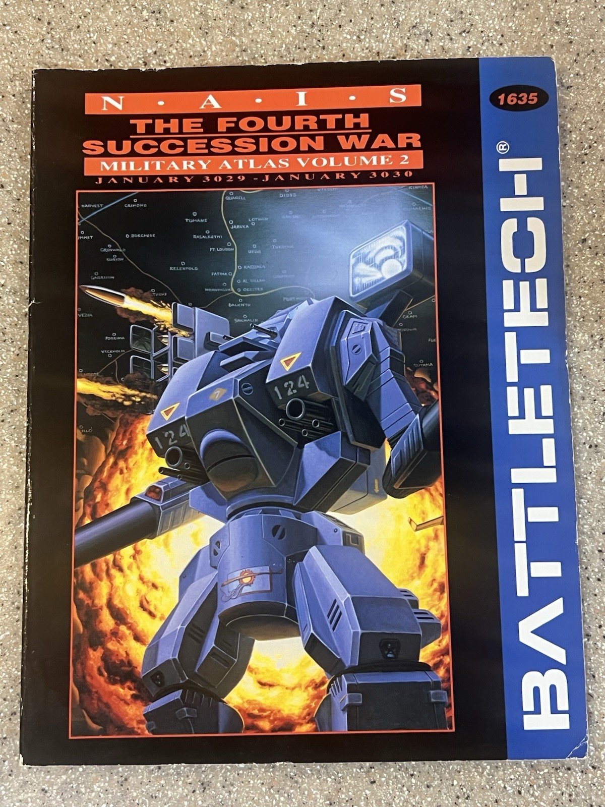 Battletech Nais Fourth Succession War Military Atlas FASA Vol 2 #1635 Game Book