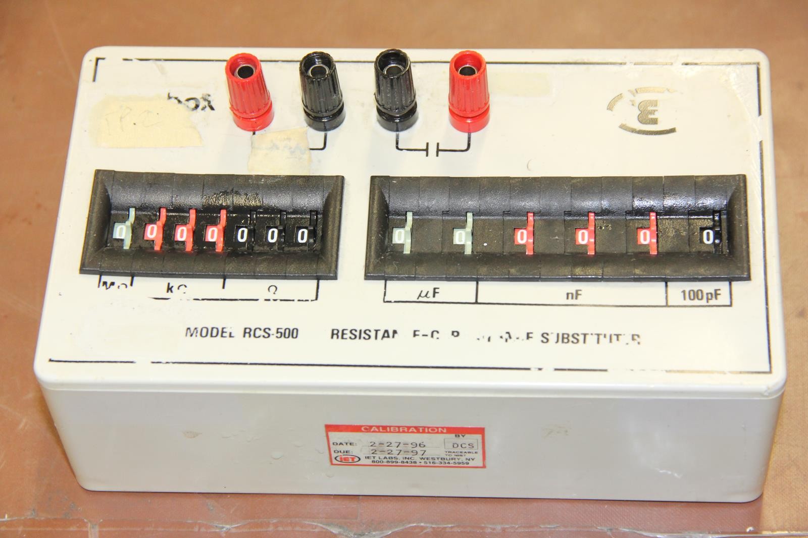 IET RCS-500 Resistance-Capacitance Substituter