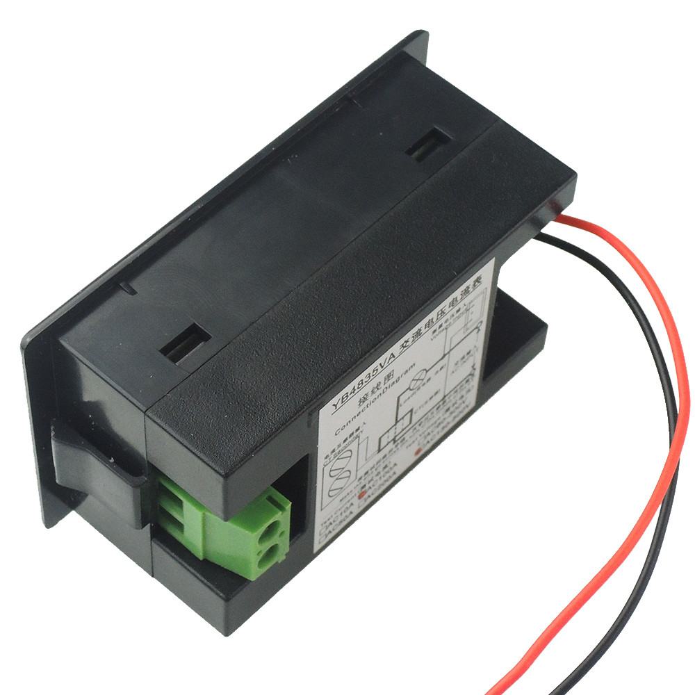 AC 500V 100A LED Digital Volt Watt Voltage Ampere Panel Meter Voltmeter Ammeter