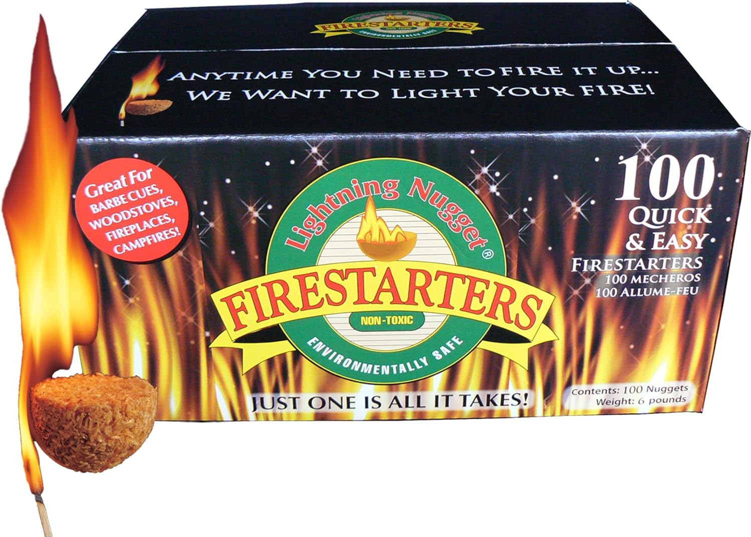 Firestarter for Charcoal Fuel