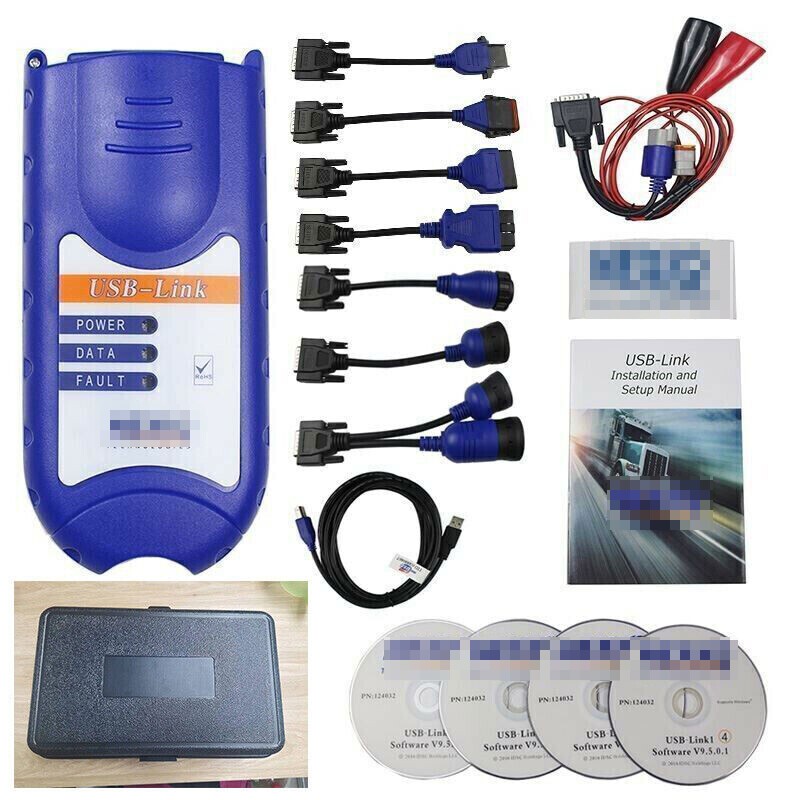 With Kraft Box Software Diesel Truck Interface Scanner OBD For NEXIQ USB Link 1