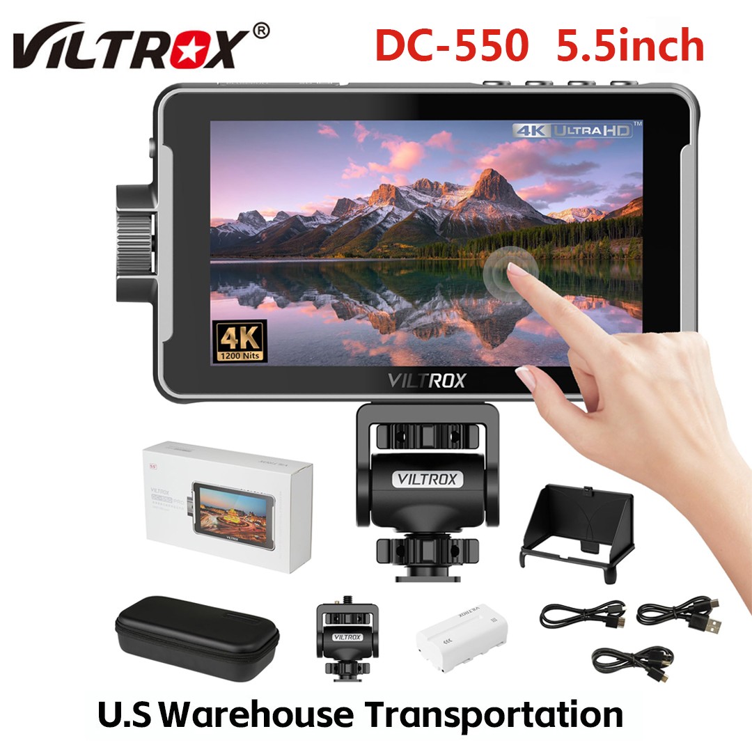 VILTROX DC-550 5.5 Inch Monitor 1200nit Ultra Bright HD Director Monitor fr DSLR
