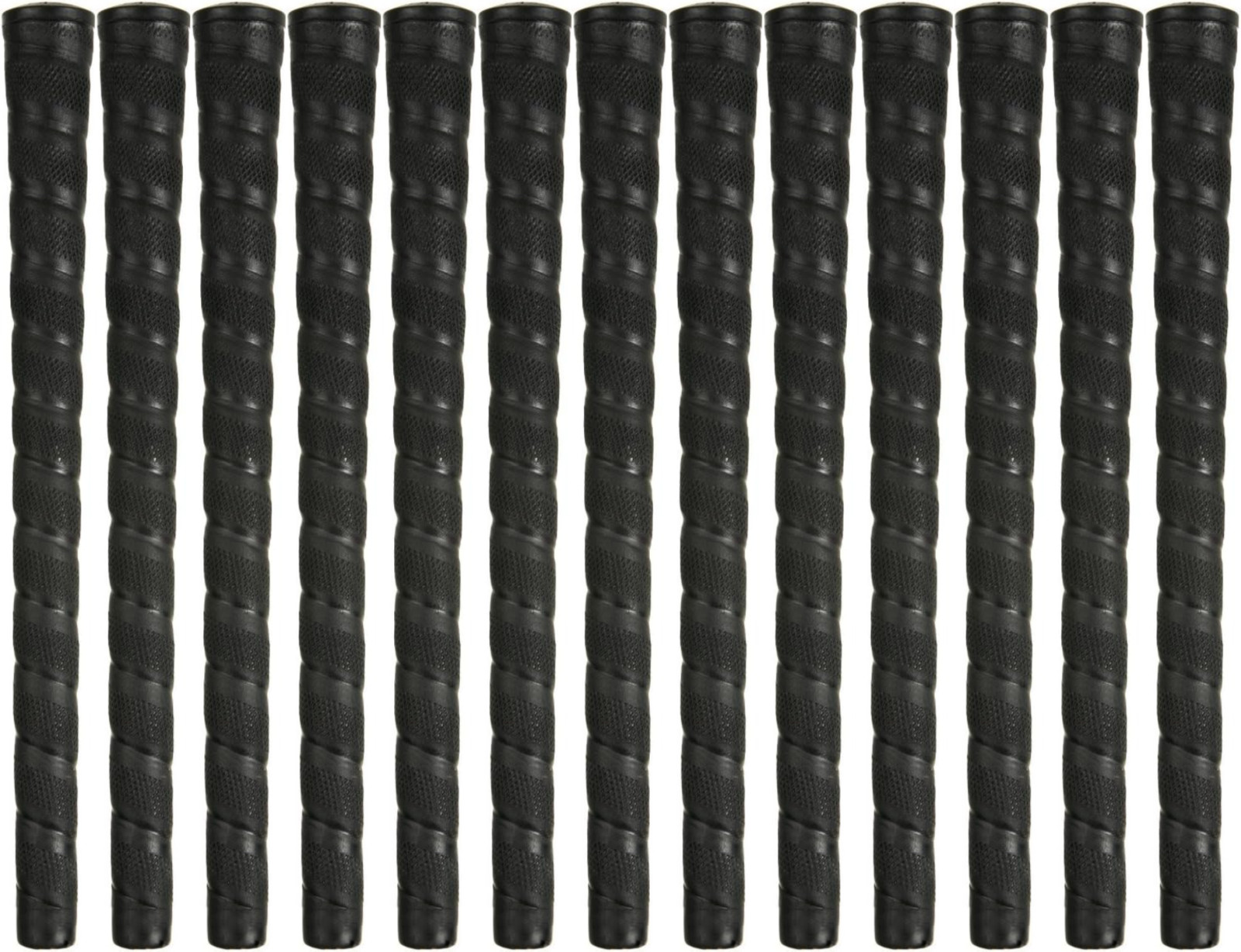 NEW 13 TACKI MAC GOLF GRIP SET MENS STANDARD .600 BLACK TOUR ROUND KNURLED CLUB