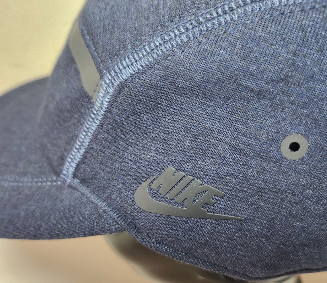 Nike Fly Cap Unstructured 5-Panel Running Hat Navy M/L Reflective Trim