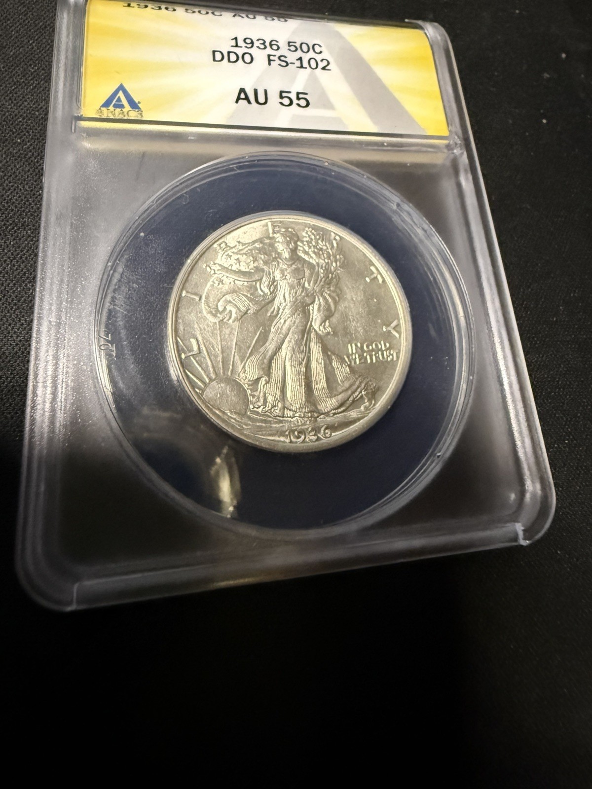 1936 Walking Liberty Half Dollar FS-102