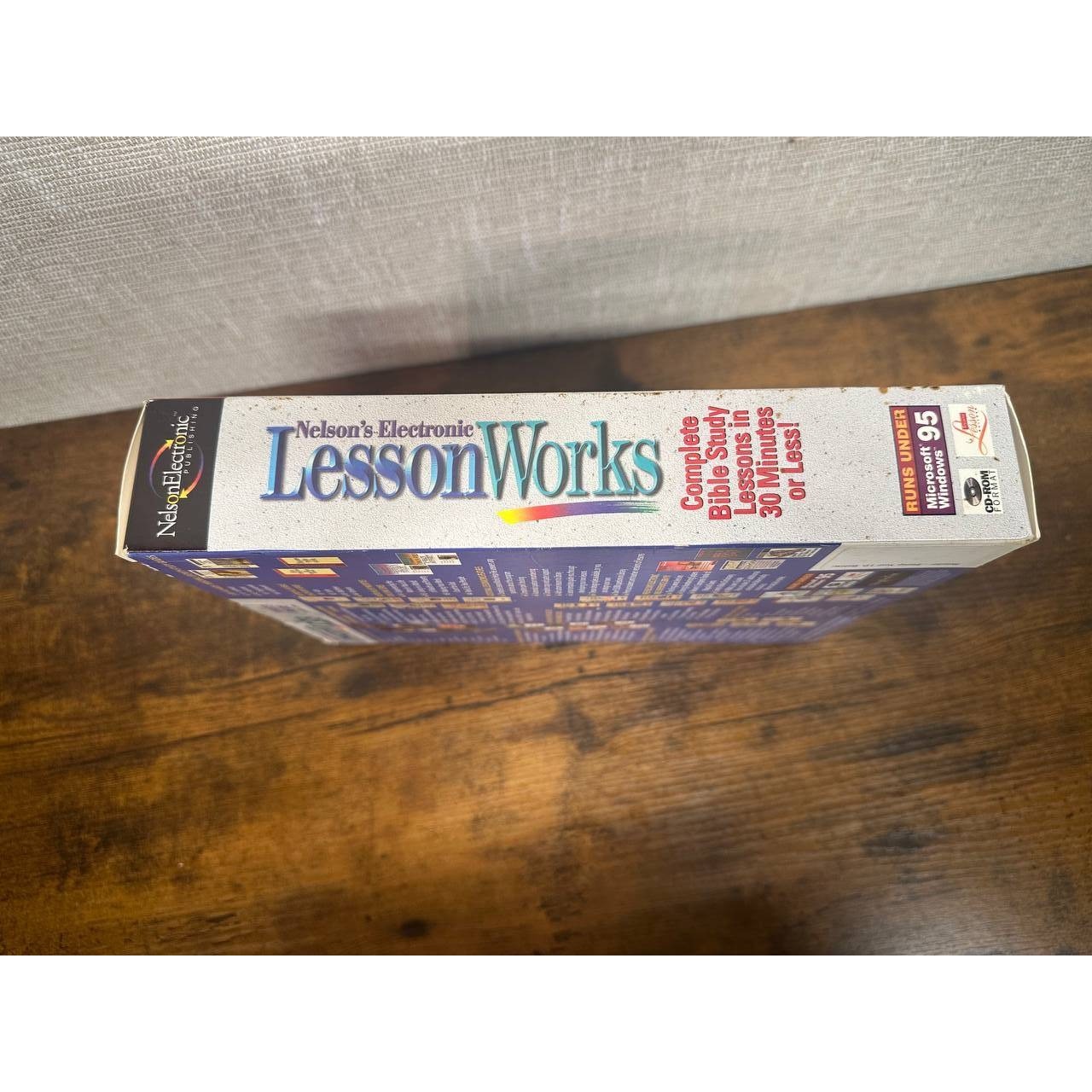 Nelson's Electronic LessonWorks Bible Study Software Windows 95 New 039-5 (18)