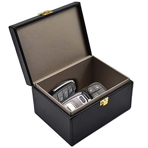 Faraday Box Key Fob Protector, RFID Signal Blocking Box, Faraday Box 5-8 Keys