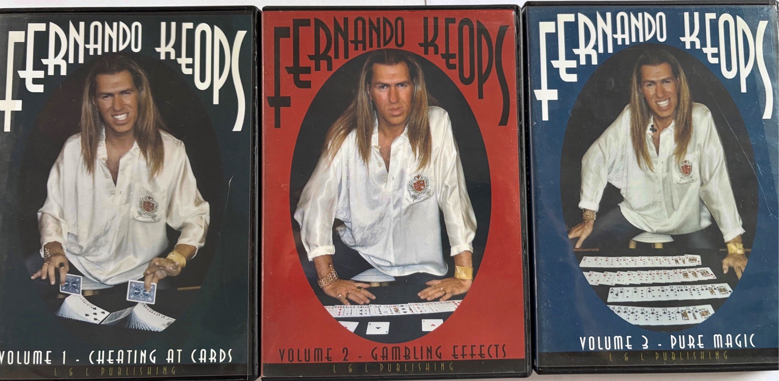 Set Of 3 x FERNANDO KEOPS - Volume 1,2,3 - Magic DVDs As Pictured S33
