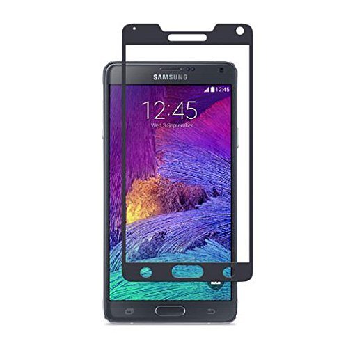 NEW Moshi Ion Samsung Galaxy Note 4 Tempered Glass iVisor Screen Protector Black