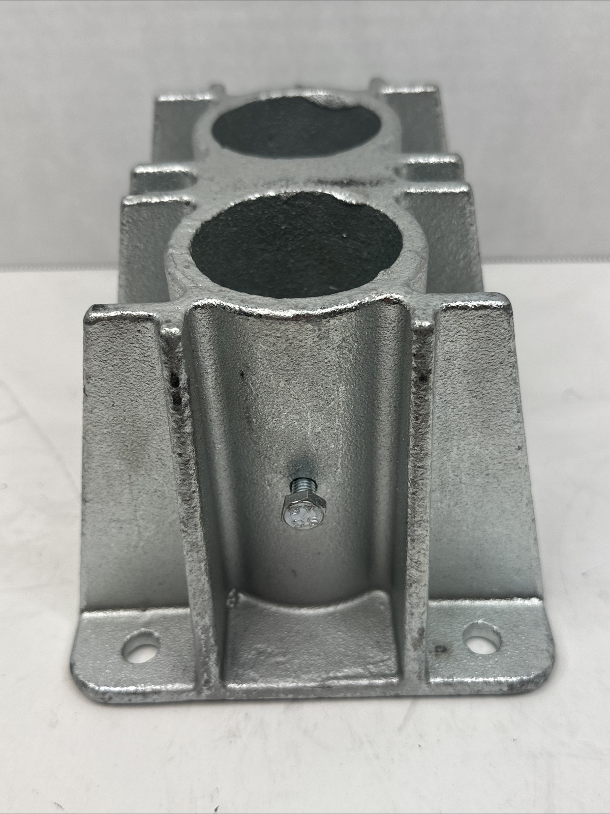 Mounting Bracket Pedestrian Barrier Double Socket Floor Base Mount