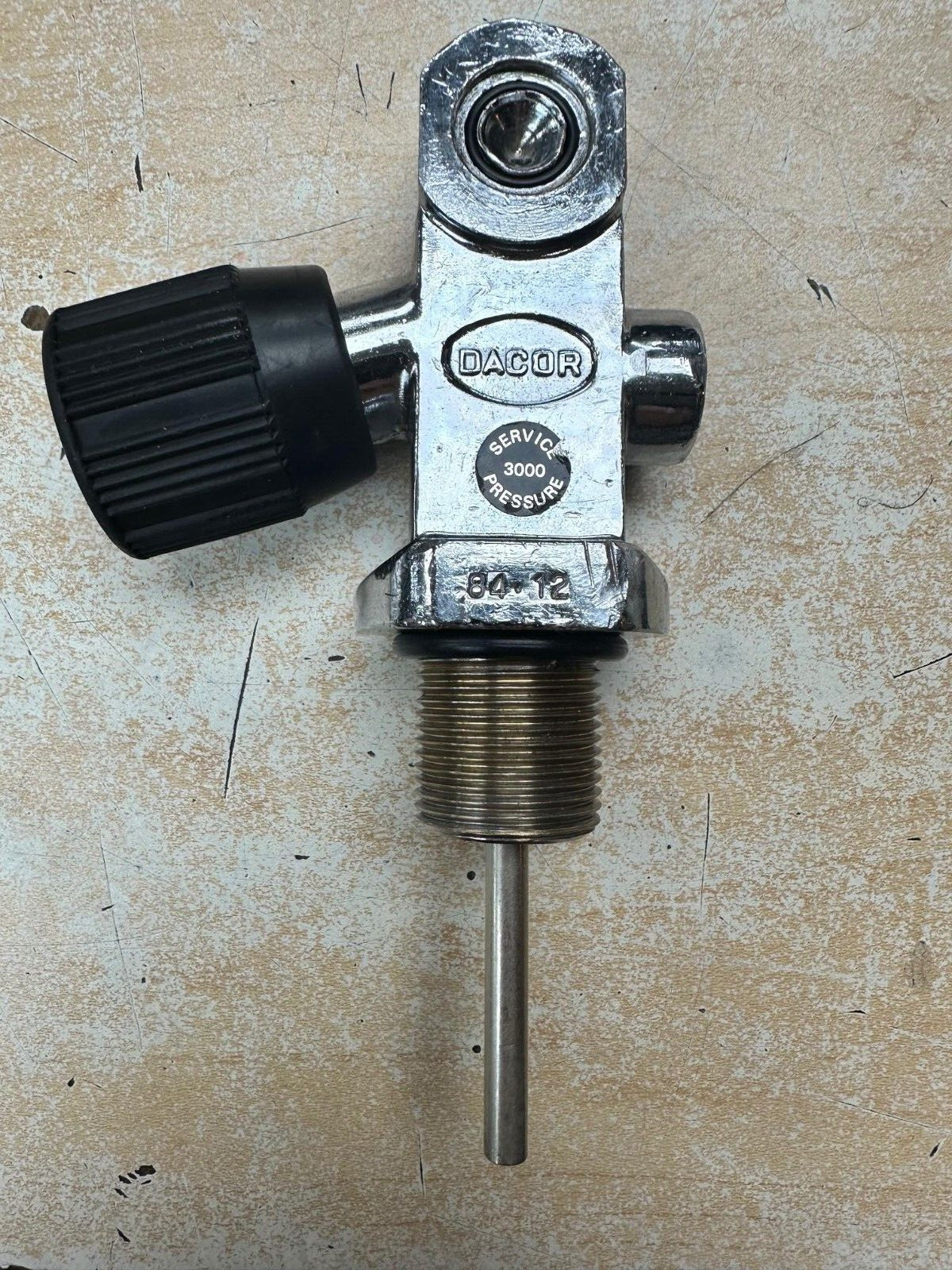 DACOR SCUBA K Valve for Scuba Tank Cylinder Made in USA