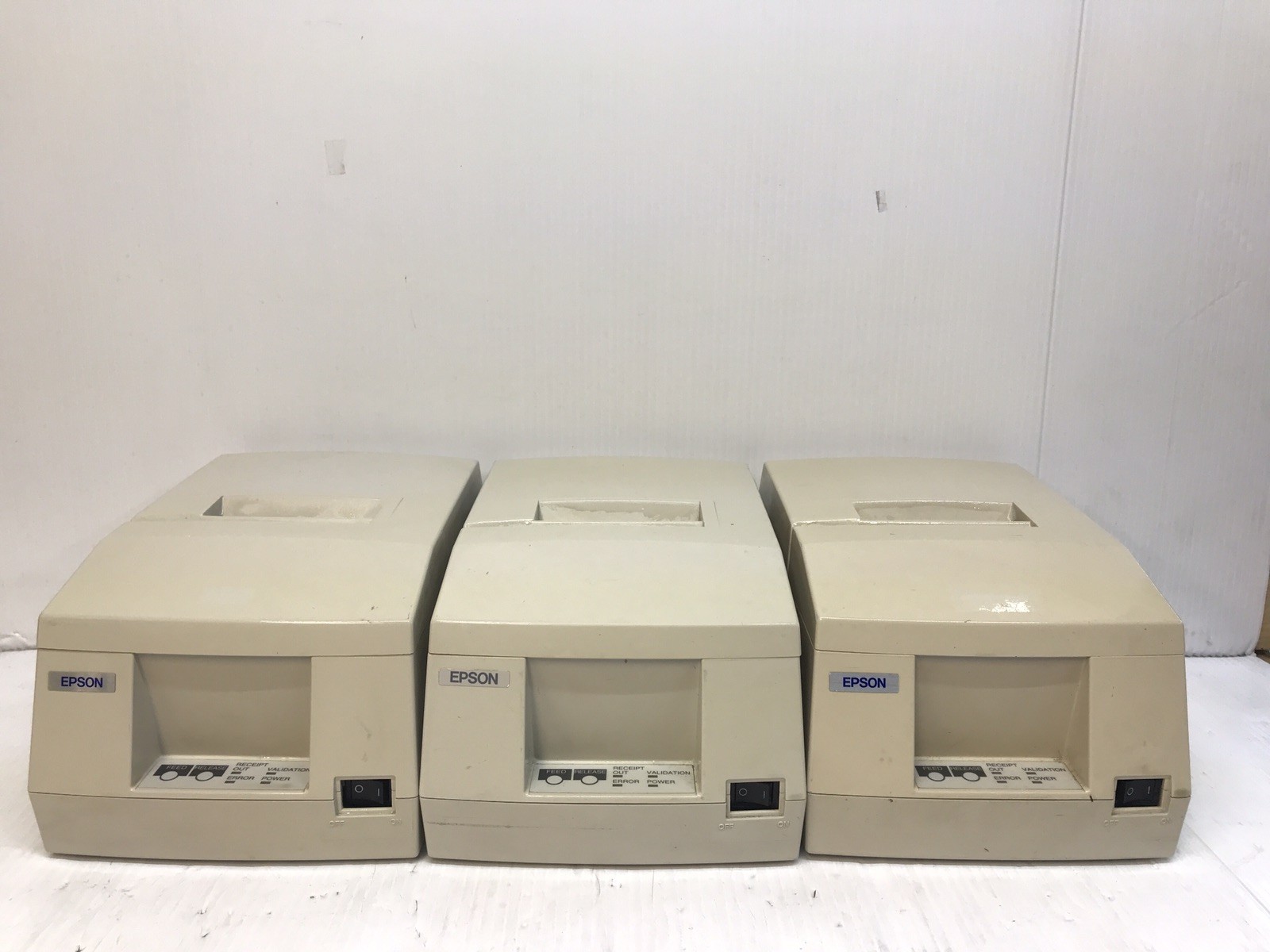 Lot of 3 Epson TM-U325D M133A POS Receipt Printers. NO AC Adapters READ DESC!