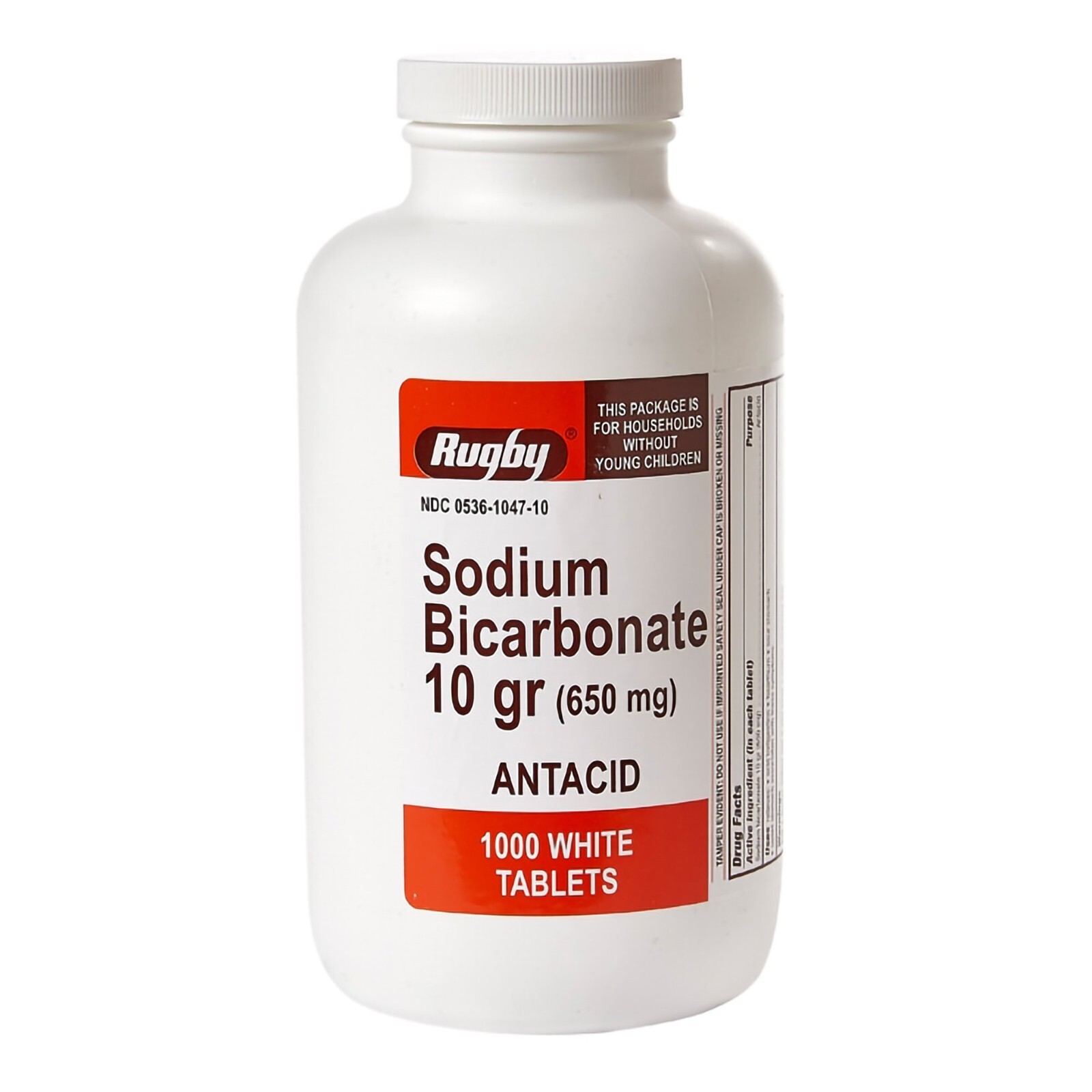 Major Sodium Bicarbonate Tablets 10 gr / 650mg 1000ct  ^