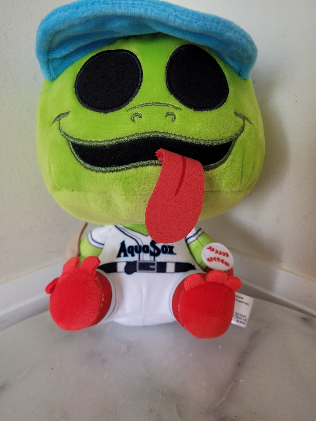 Everett Aquasox Limited Edition Funko 2023 Webbly Frog Mascot Plush Toy Stuffy