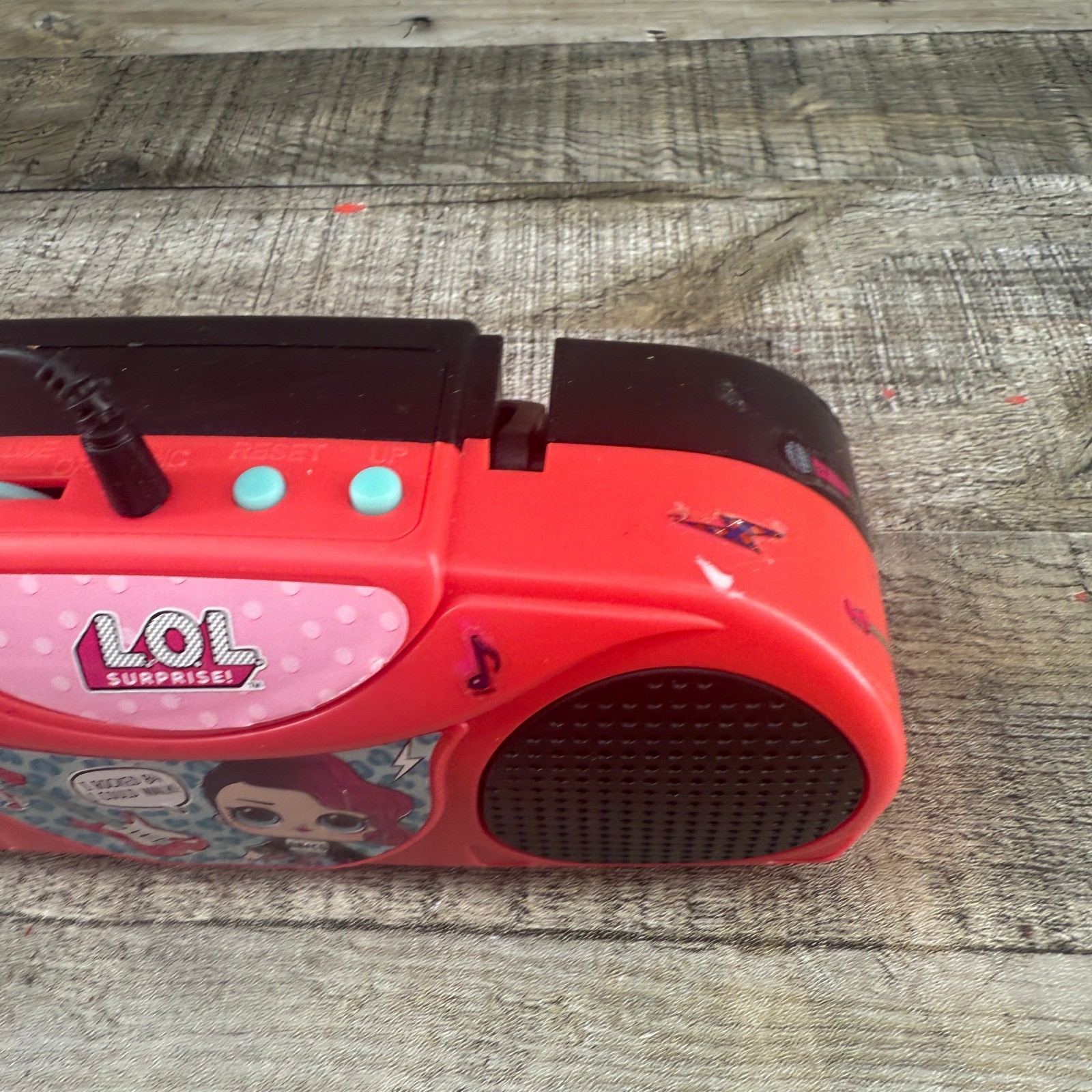 LOL Surprise Bluetooth Karaoke Machine Turns On
