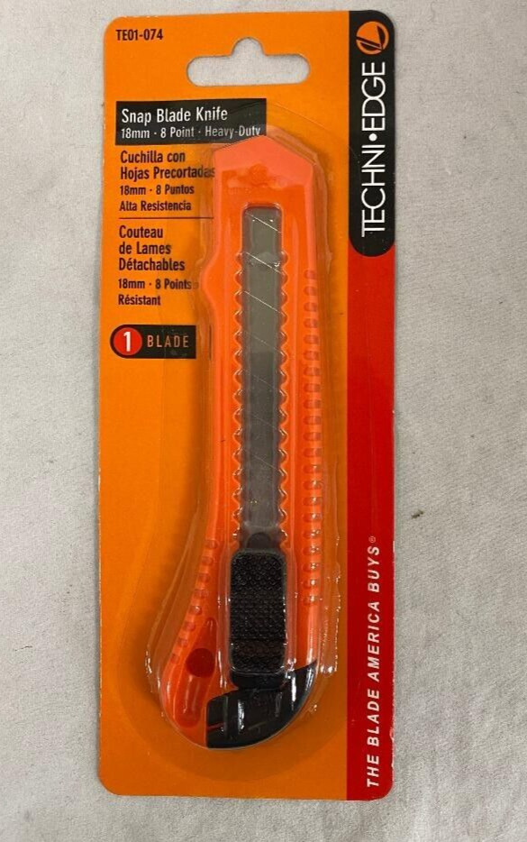 Utility Knife BOX CUTTER Slide Retractable Sharp Razor 18mm Snap Off Blade