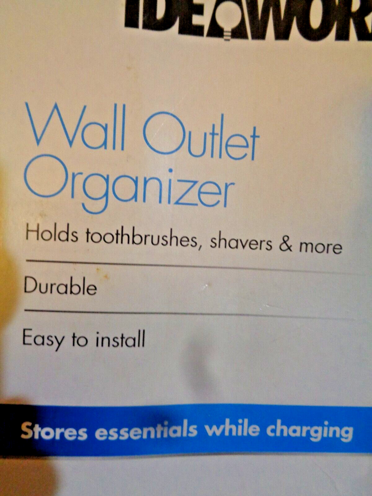 Wall Outlet Organizer Keep Essential Handy While Charging Hold Toothbrush Shaver