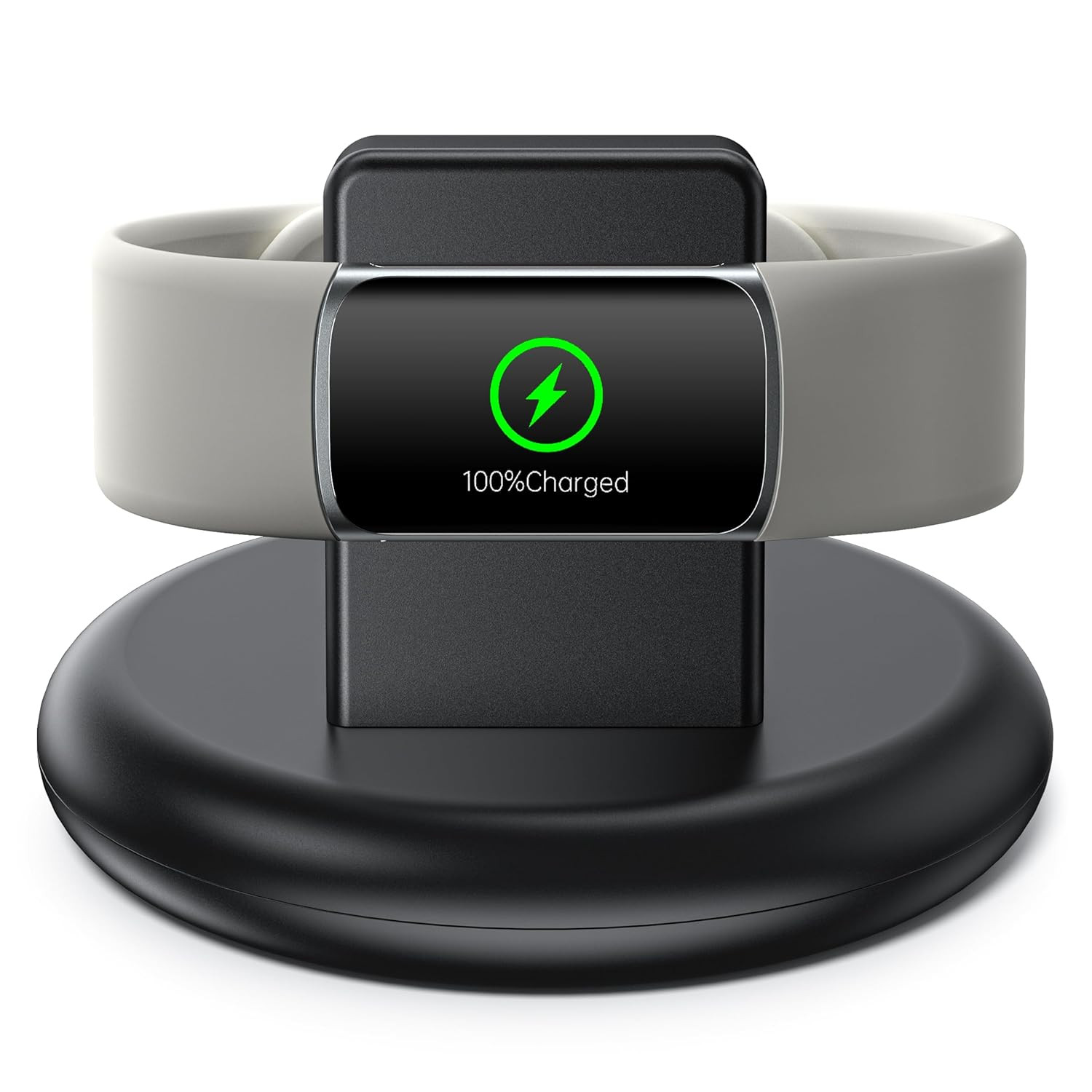 AK Charger for Fitbit Charge 6 / Charge 5 / Luxe, Anti-Slip Charging Stand Dock