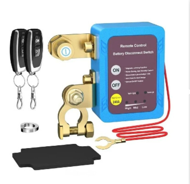 Car Battery Disconnect Switch Remote Control Power Kill Master Isolator Cut OfJQ