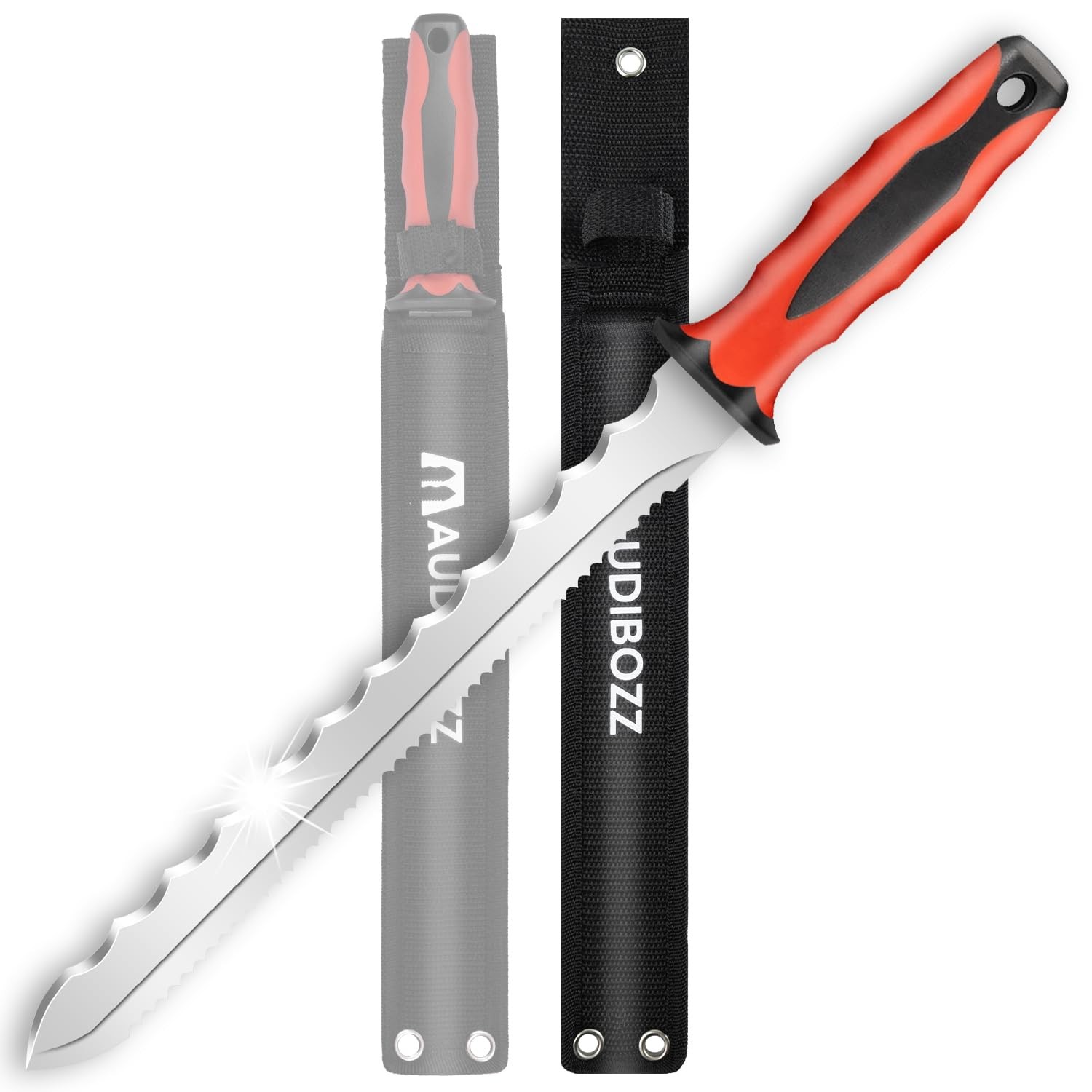 Insulation & Sod Cutter , 11.14-Inch Stainless Steel Sharp Double Sided Blade...