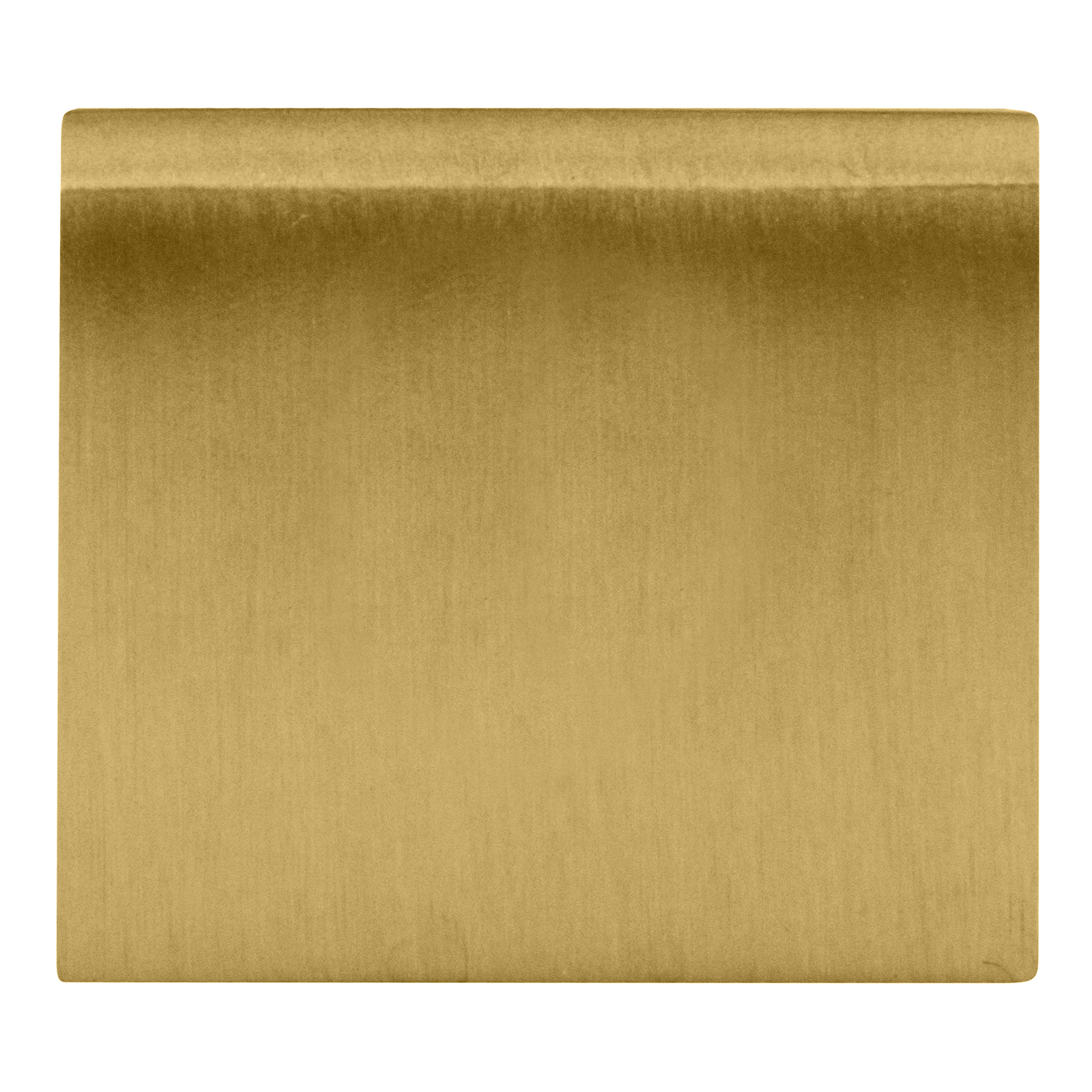 CRL FA10SB Satin Brass Square Interior Shower Shelf Clamp