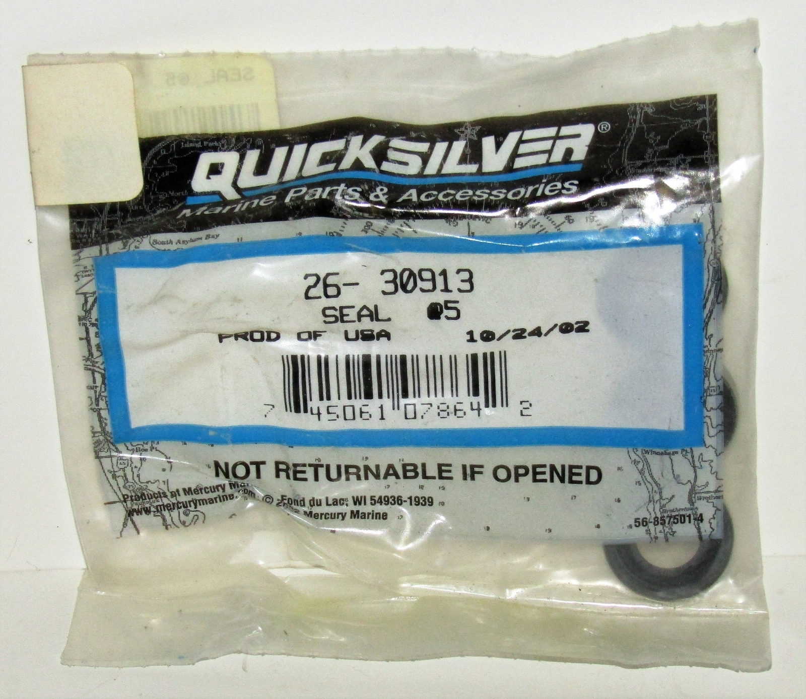 NEW QUICKSILVER MARINE BOAT OIL SEAL LOT OF 3 PART NO. 26-30913