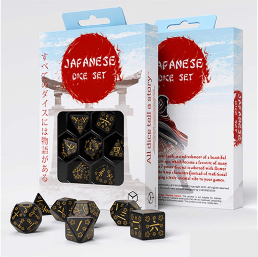 Japonais Profond Nuit Luciole Dé Set Rôle Jouer Jeux Q-Workshop Mdn Kanji Neuf