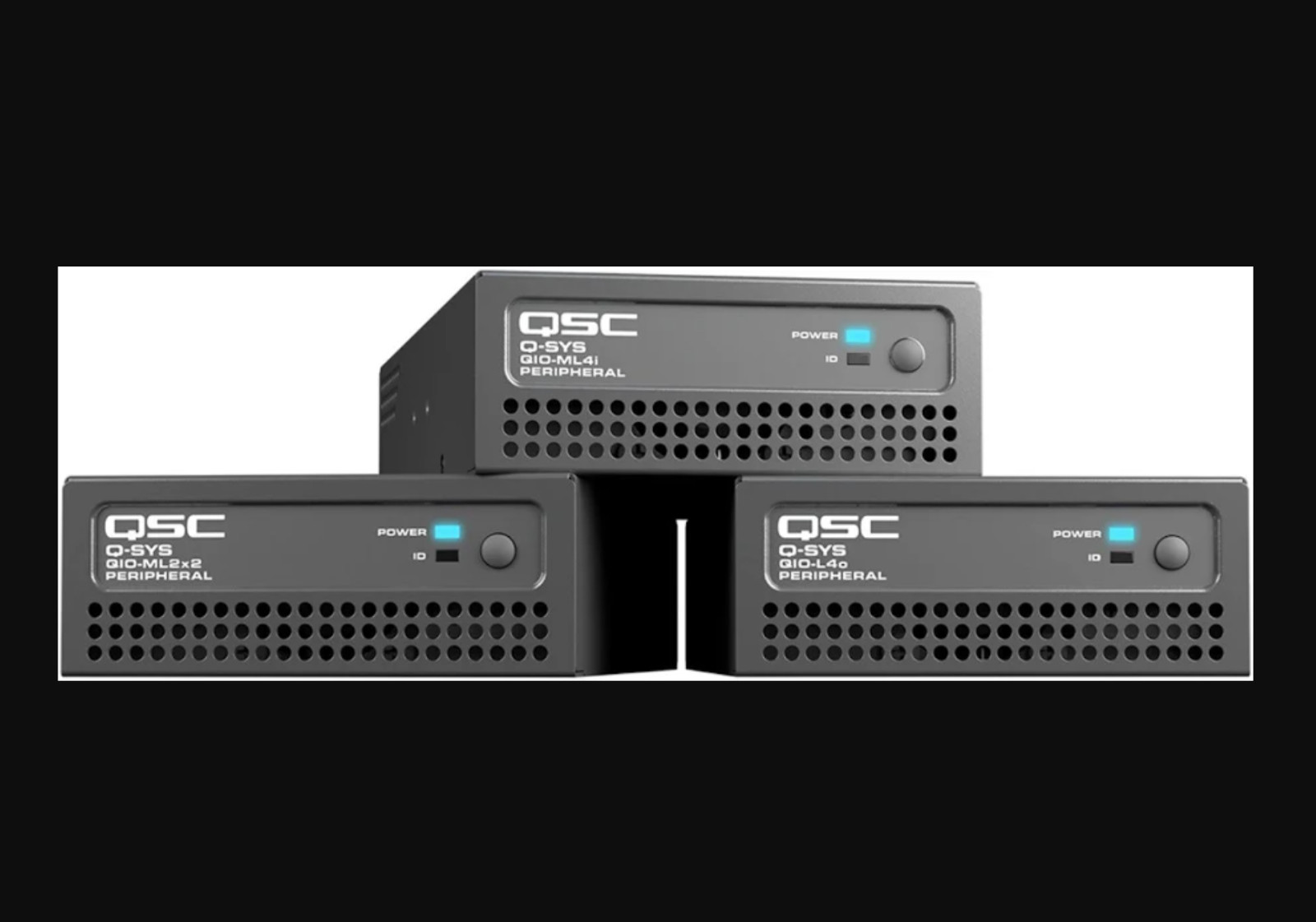 Q-SYS QIO-L4o 4-Channel Line Output Network Audio Expander FG-901491-10 NIB