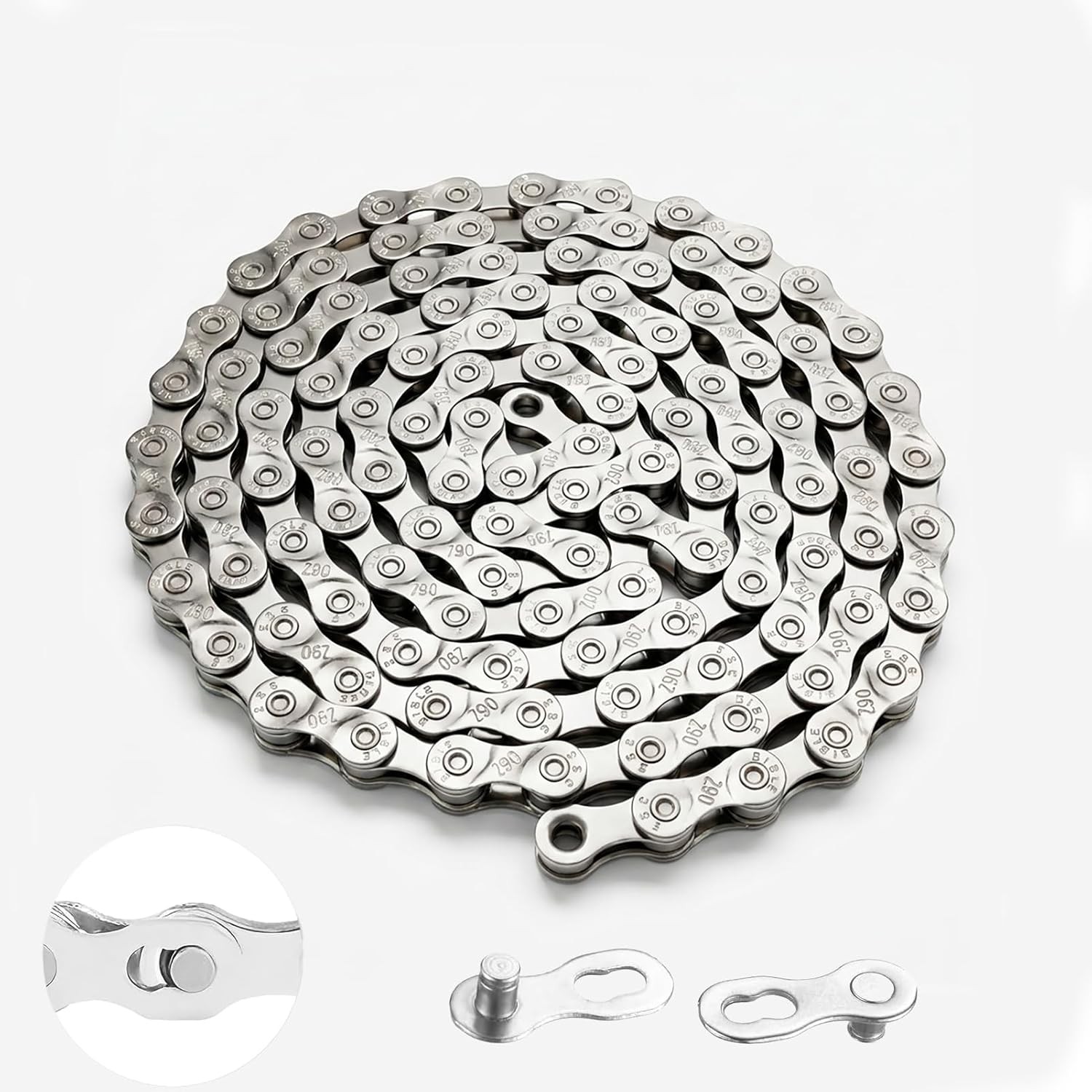 21/24/27 Speed Bike Chain, Bicycle Mountain Bike Chain, 116 Links Single &