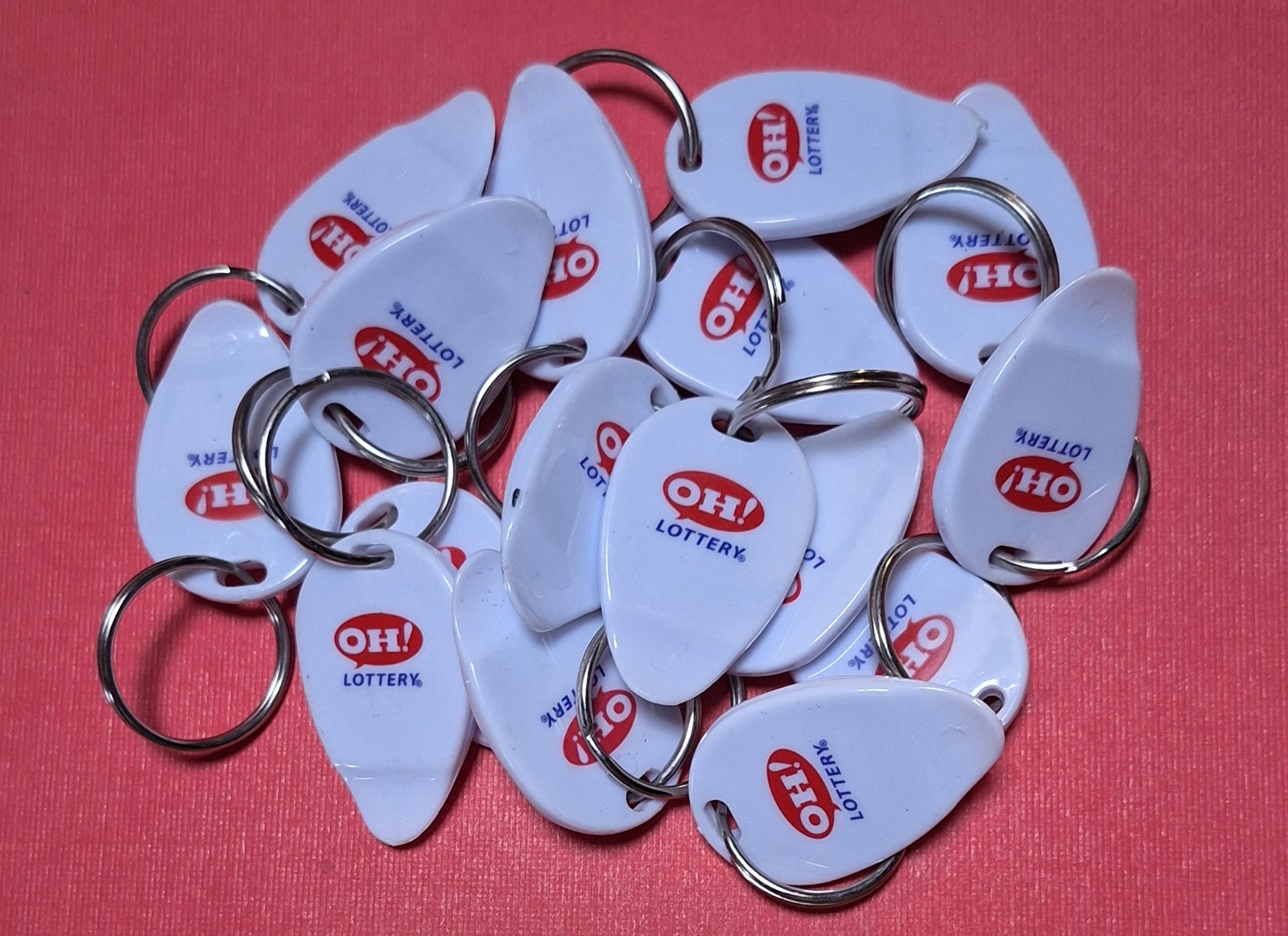 Ohio State Lottery Scratch Off Ticket  Scratcher / Scraper  w/ Key Ring