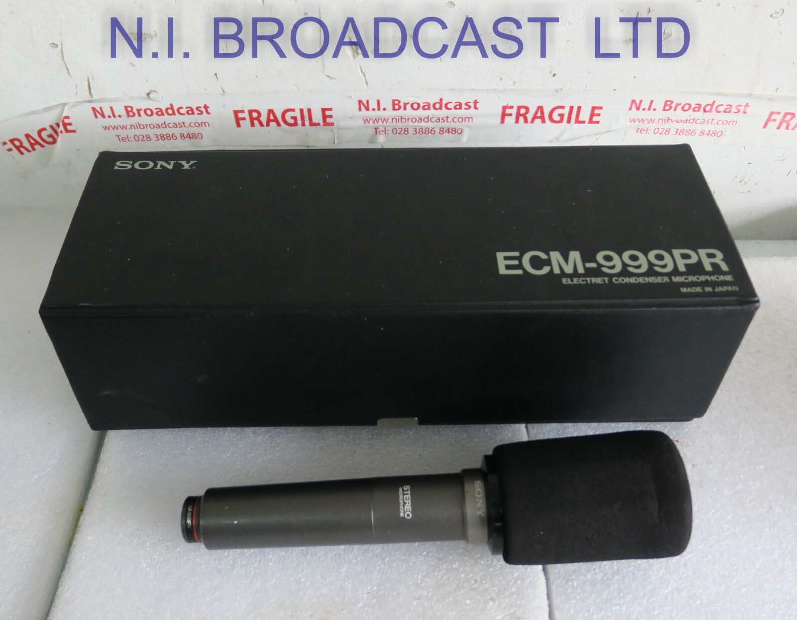 Sony ECM-999PR PRO Electret Condenser Stereo Microphone