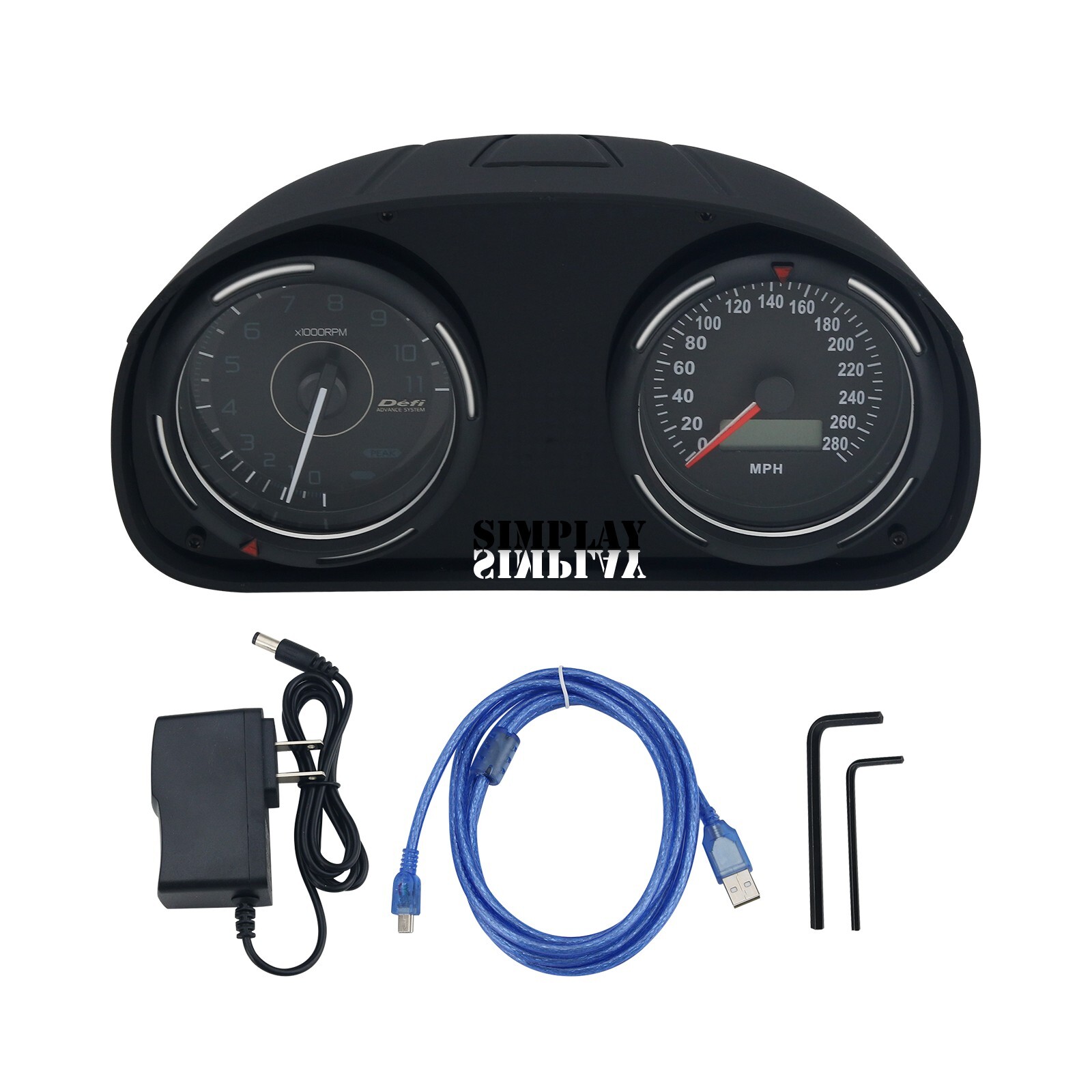 Simplayer Sim Racing Dashboard Dash Display Simulator for Sim Racing Games
