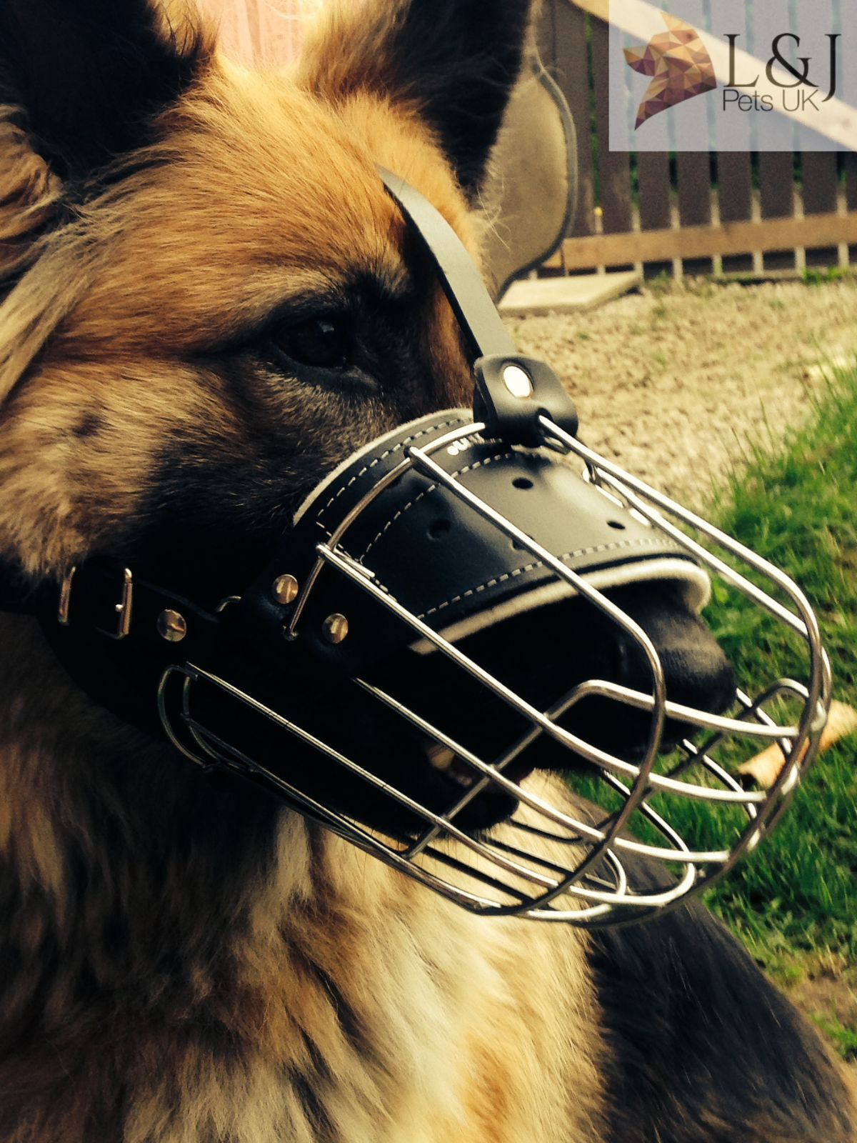 New Strong Metal Wire Basket Dog Muzzle for German Shepherd Labrador