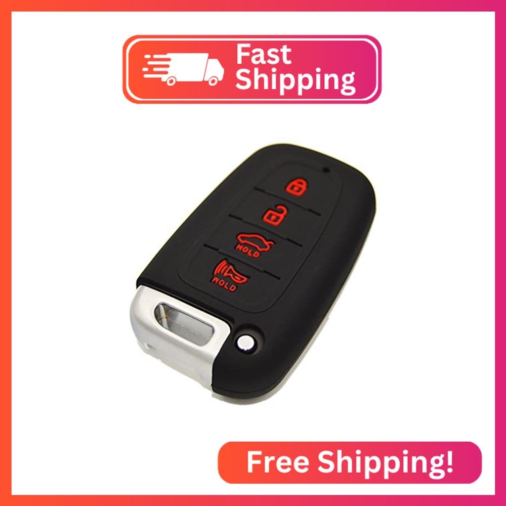 Remote Key Fob Cover for Hyundai Azera Elantra Equus Genesis Sonata and Kia Soul