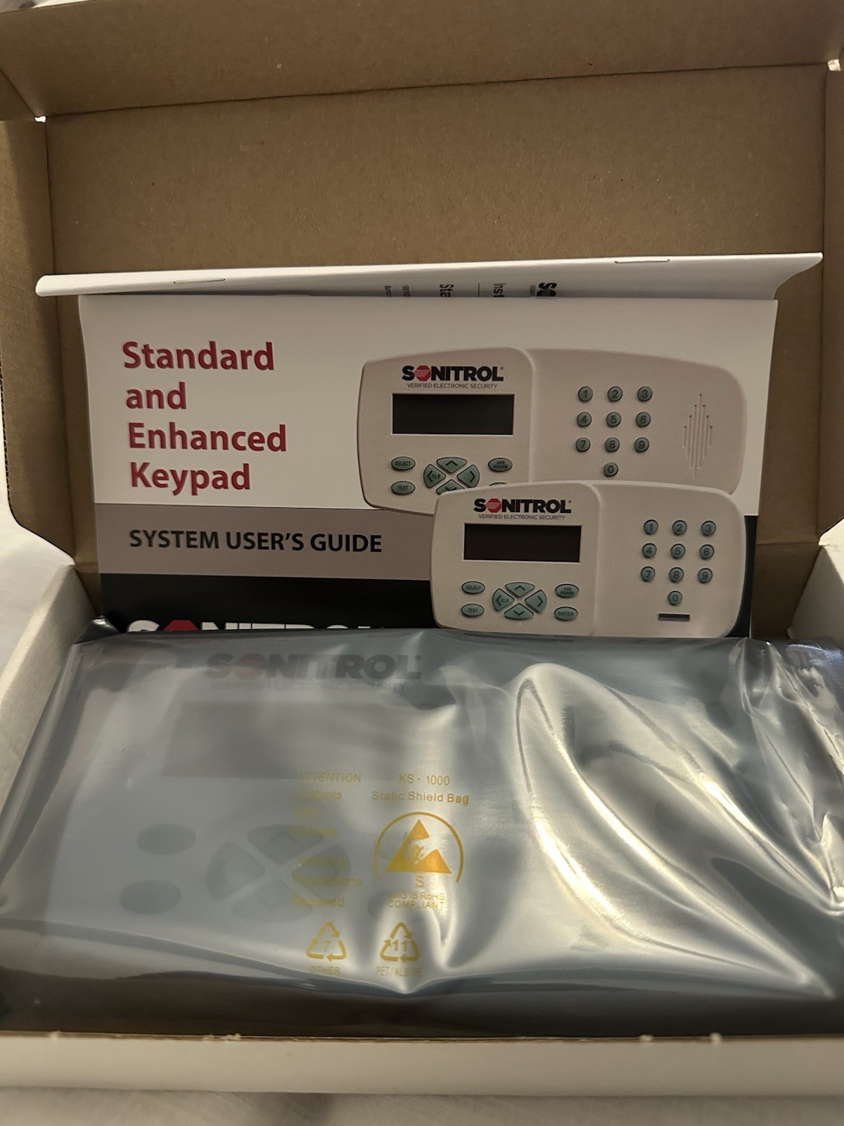 NEW Sonitrol 909070000 SONIP KEYPAD