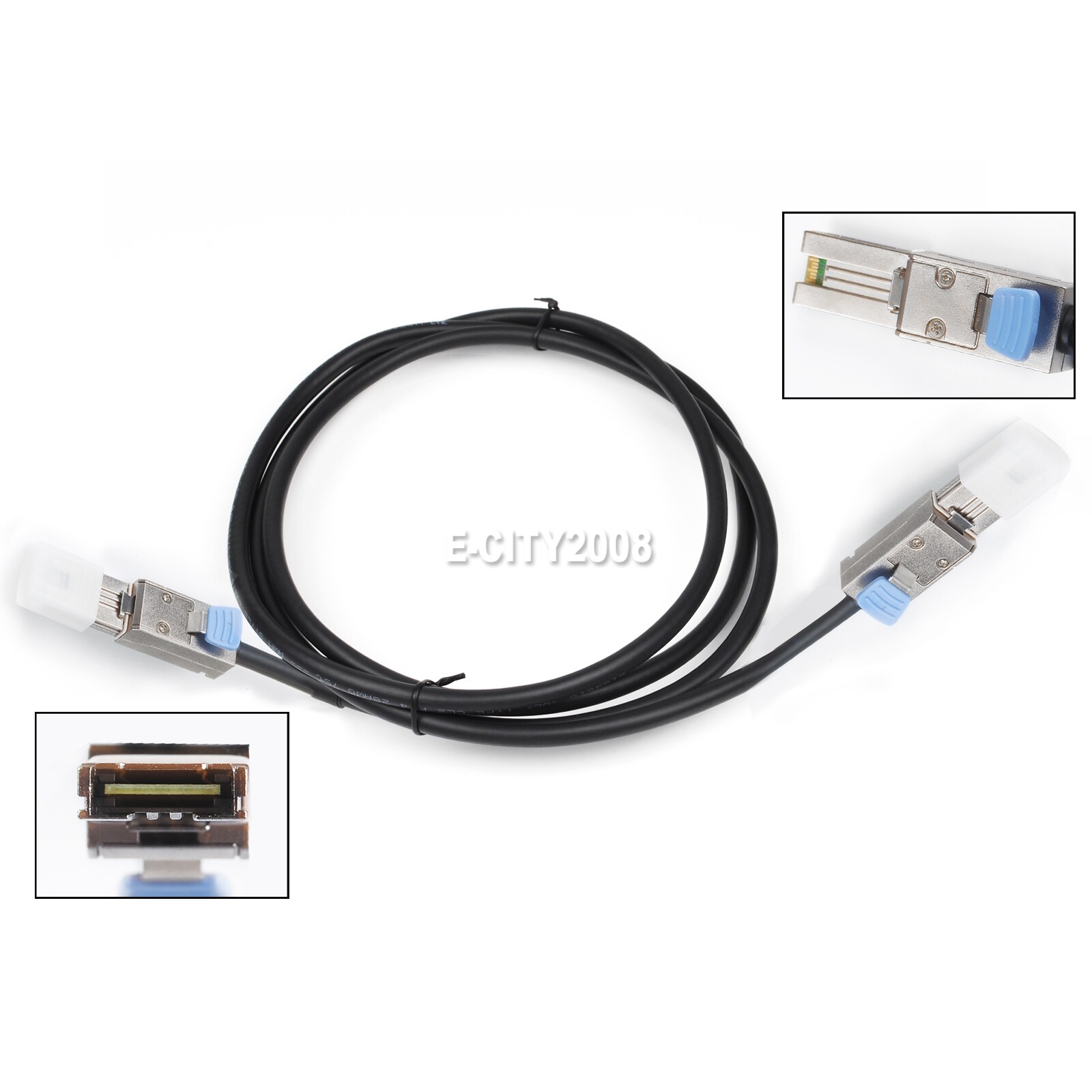 2m 28AWG EXTERNAL Mini SAS 26 Pin (SFF-8088) Male to  (SFF-8088) Male Cable