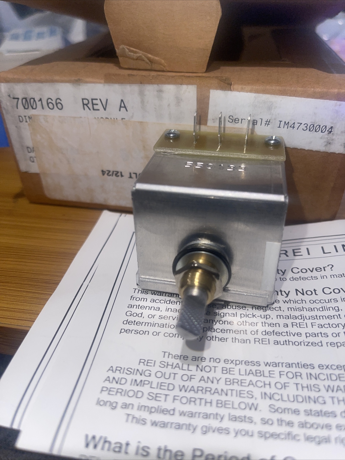 REI 700166 Dimmer Control Module 7L-13-334 Bus Transit Coach NOS