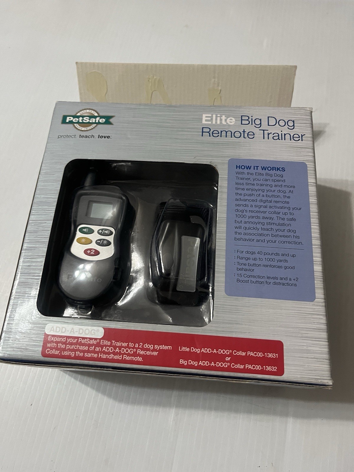 PetSafe Elite Big Dog Remote Trainer for Dogs 40lbs+ 1000 Yards