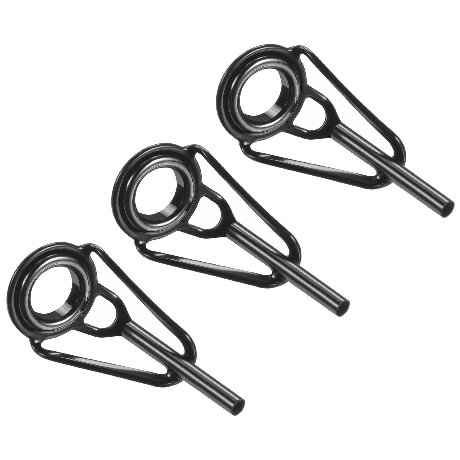 PATIKIL 1.6mm Tube Dia Fishing Rod Tips Repair Kit, 3pcs 1.6mm, Black