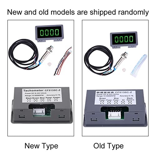 Digital LED Tachometer RPM Speed Meter with Inductive Proximity Switch Sensor