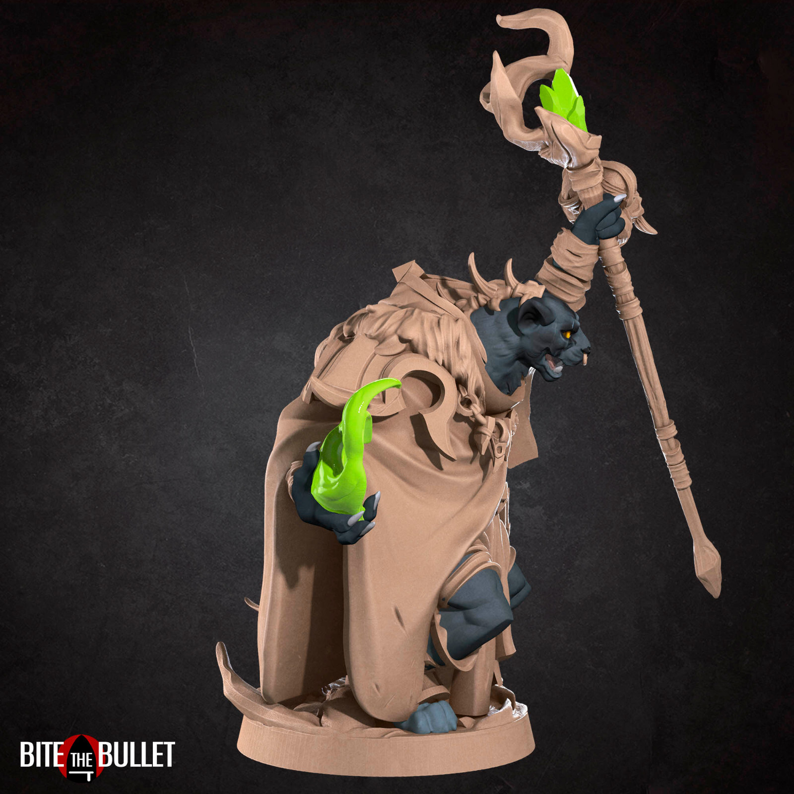 Tabaxi - Warlock / Wizard - Bite the Bullet - Dungeons and Dragons