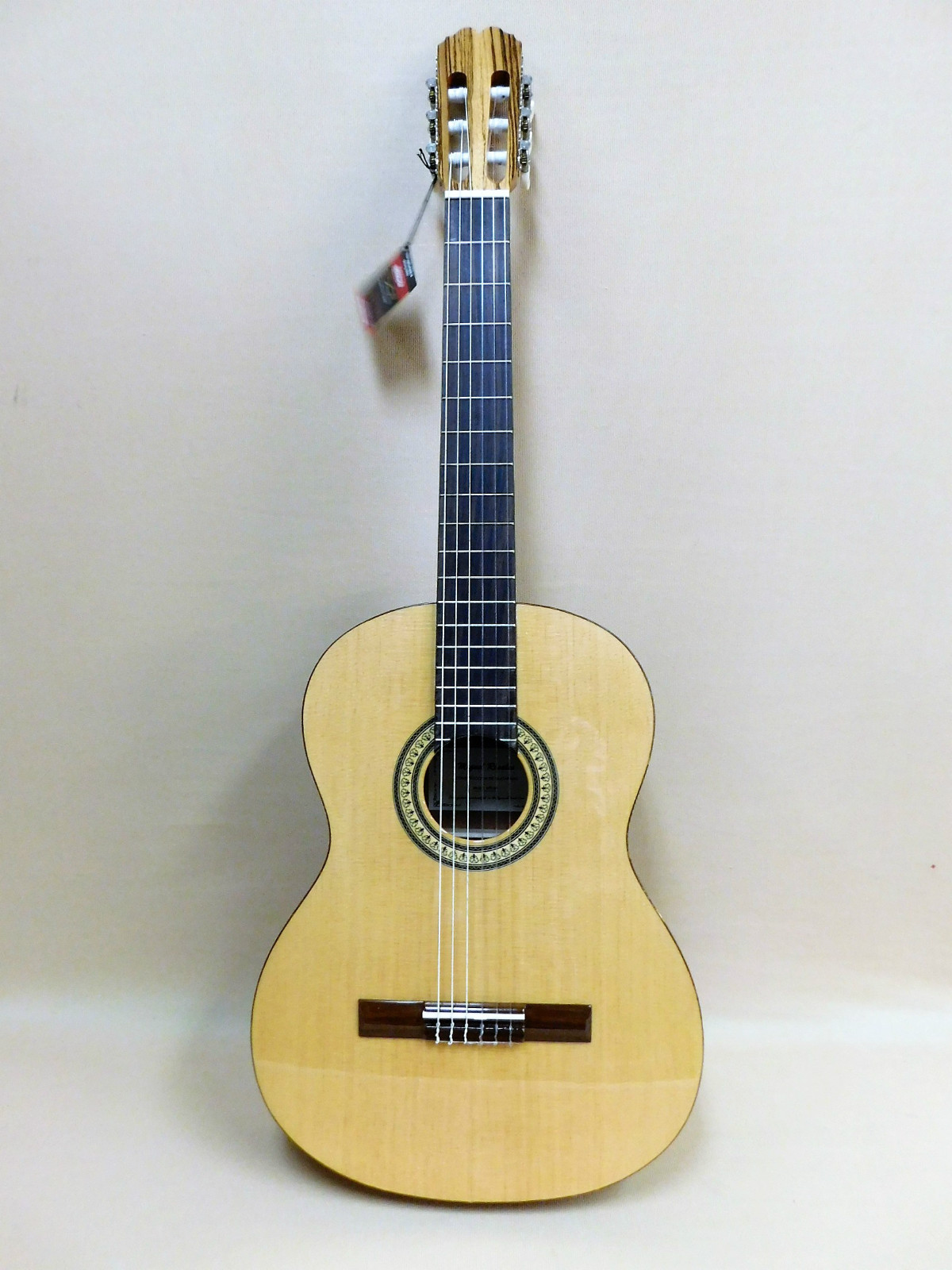 Miguel Rosales Model 9 Solid Top "Tan Shell" Classical Guitar + Gig Bag &Strings