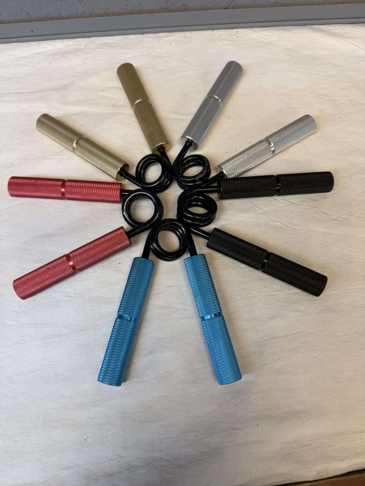Set of 5 Hand Grip Strengtheners/Build Forearm and Hand strength/100lb to 200lb