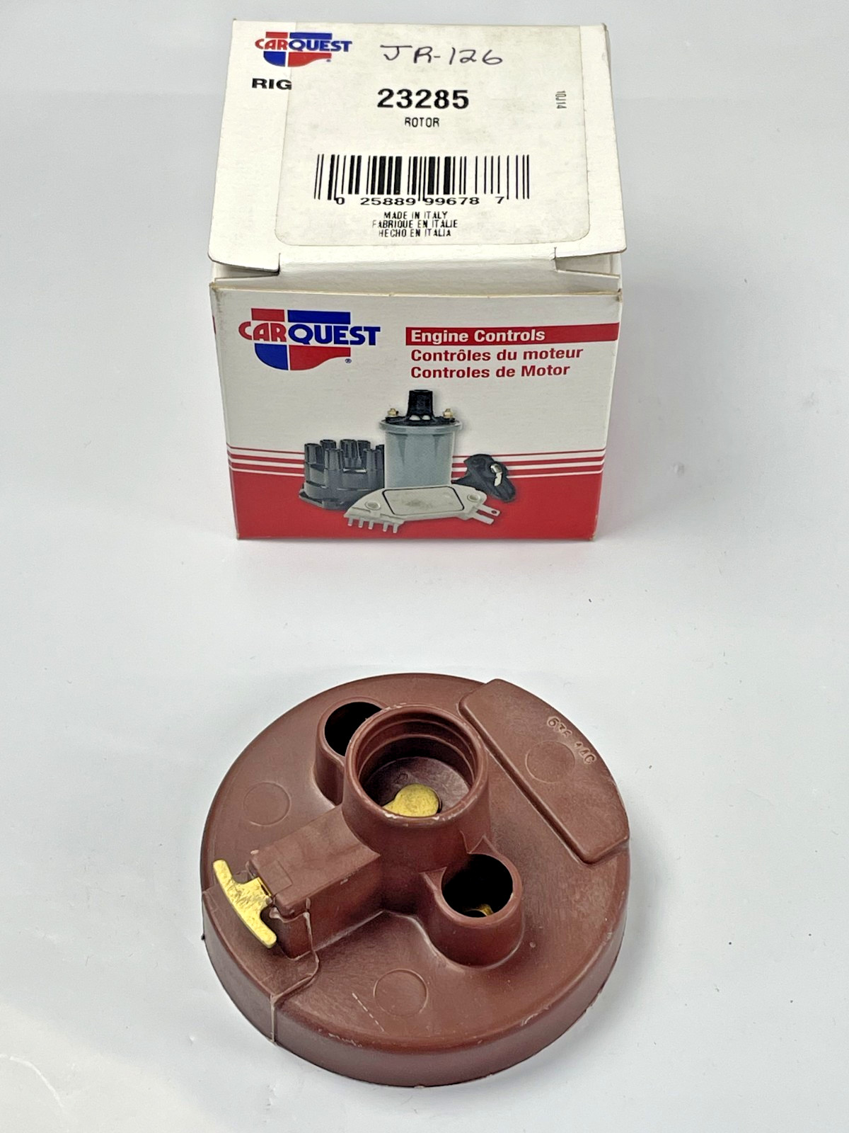 Distributor Rotor from 23285 from Carquest cross reference Standard # JR-126