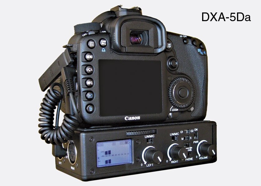 BeachTek DXA-5Da Passive Dual XLR Audio Adapter for DSLR.