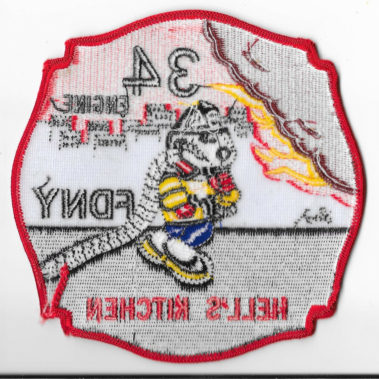 New York Fire Department (FDNY) Engine 34 "Hell's Kitchen" Patch
