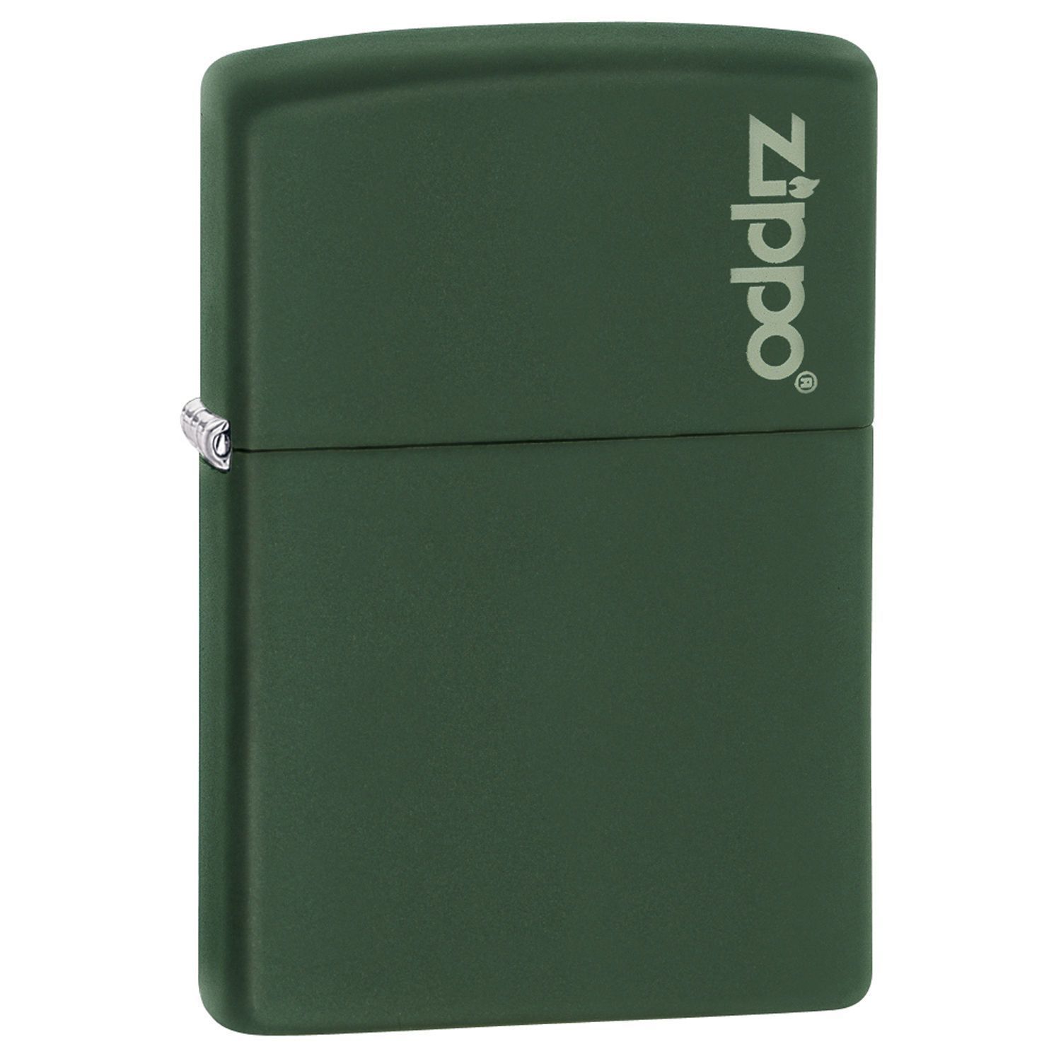 Zippo Green Matte Windproof Lighter With Zippo Logo, 221ZL, New In Box