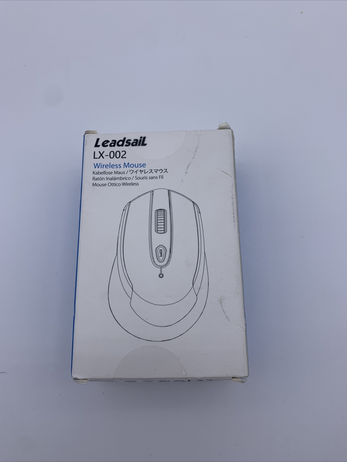 LeadsaiL LX-002 Wireless Computer Optical Mouse Dark Blue & Black